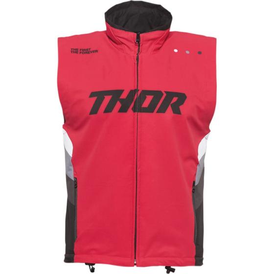 Ендуро жилетка THOR WARM UP VEST RED/BLACK