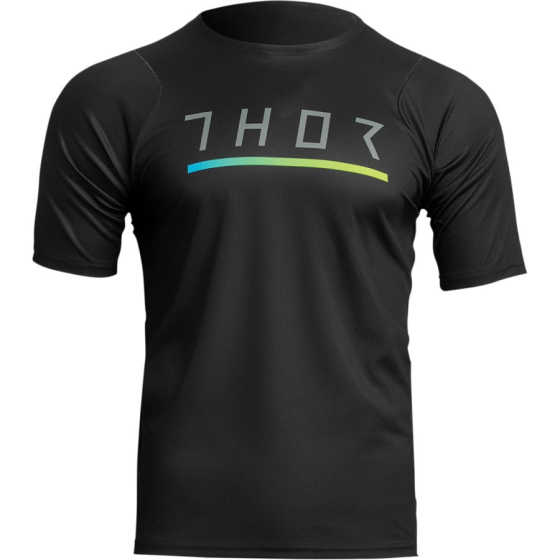 Вело джърси THOR ASSIST CALIBER SHORT SLEEVE BLACK