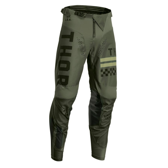 Мотокрос брич THOR PULSE COMBAT ARMY/BLACK