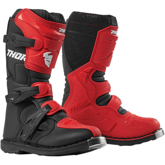 Детски мотокрос ботуши THOR YOUTH BLITZ XP RED/BLACK