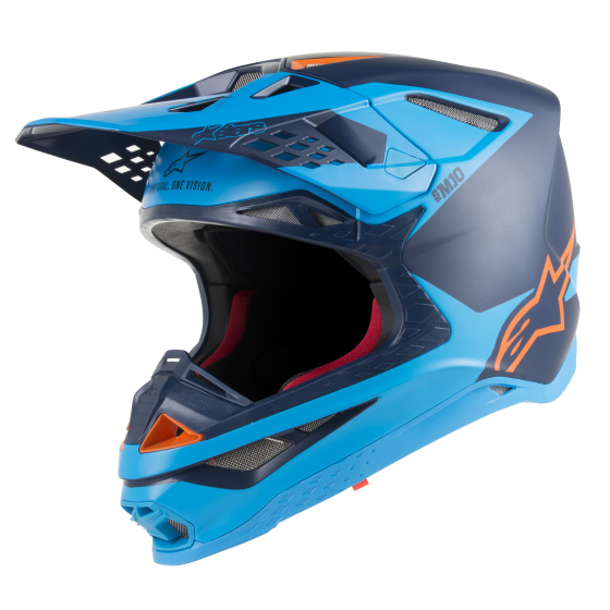 Мотокрос каска ALPINESTARS SM10 Meta MX BLACK/ORANGE