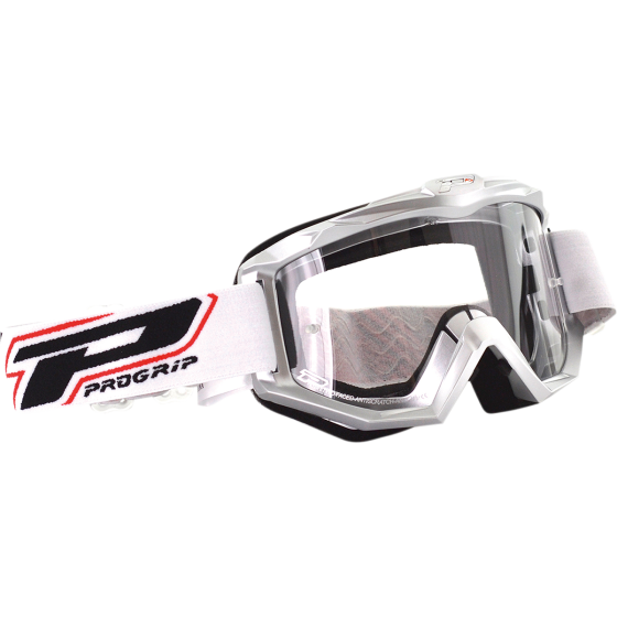 Мотокрос очила PROGRIP 3201 ATZAKI SILVER