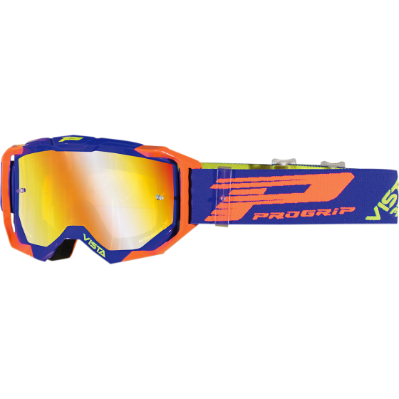 Мотокрос очила PROGRIP 3303 Vista BLUE/FLUO/ORANGE