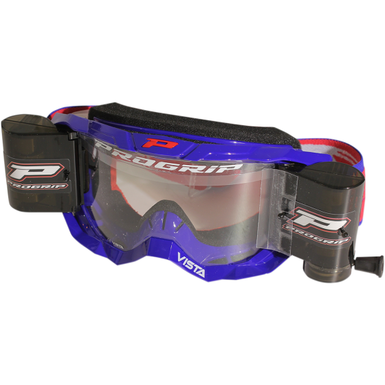 Мотокрос очила PROGRIP 3303 Vista BLUE Roll-Off SYSTEM