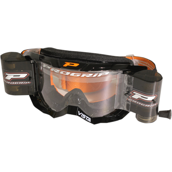 Мотокрос очила PROGRIP 3303 Vista BLACK Roll-Off SYSTEM