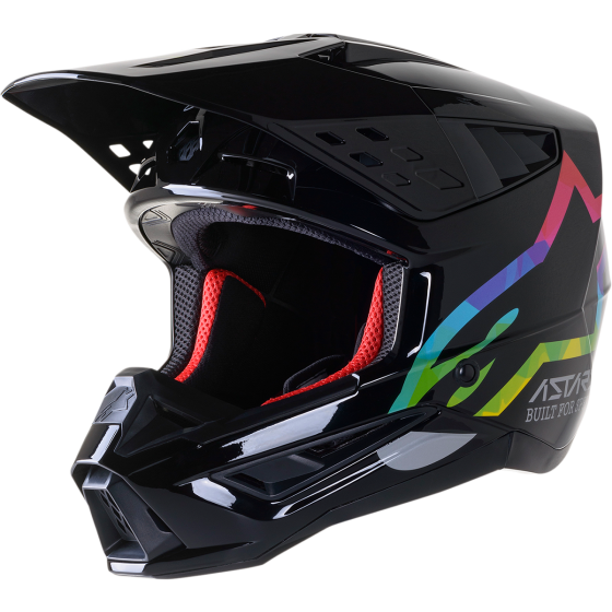 Мотокрос каска ALPINESTARS SM5 Compass BLACK/SILVER