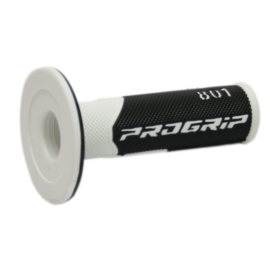 Мотокрос ръкохватки PROGRIP Double Density 801 WHITE/BLACK
