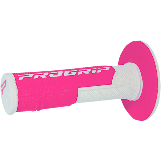 Мотокрос ръкохватки PROGRIP Double Density WHITE/FLUO PINK