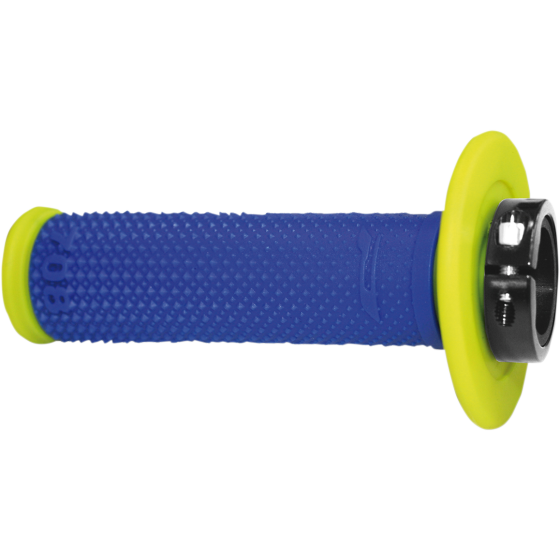 Мотокрос ръкохватки PROGRIP 708 Lock-On Locking BLUE/FLUO YELLOW