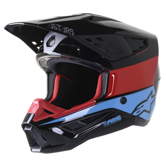Мотокрос каска ALPINESTARS SM5 BOND BLACK/RED