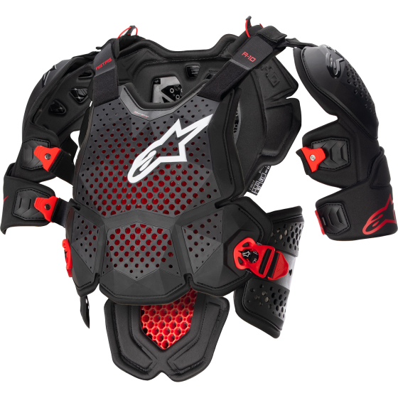 Протекторна броня ALPINESTARS A-10 V2 BLACK/RED