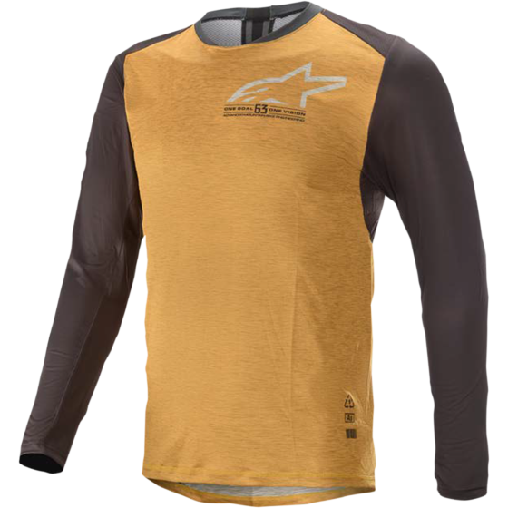 Вело джърси ALPINESTARS Drop 6 Long Sleeve BLACK/ORANGE