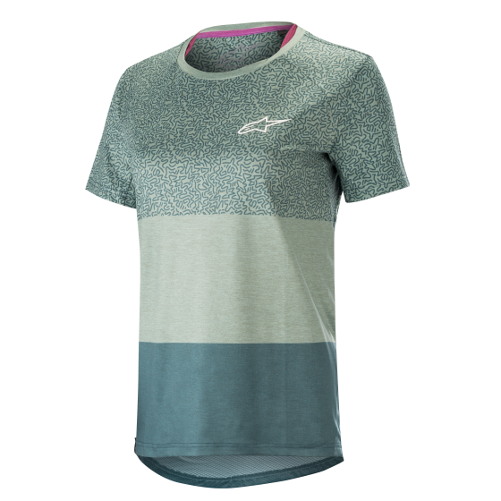 Дамско вело джърси ALPINESTARS Stella Alps 8 Short Sleeve TEAL/PETROL