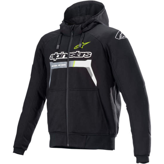 Мото суичър ALPINESTARS Chrome Sport BLACK/YELLOW