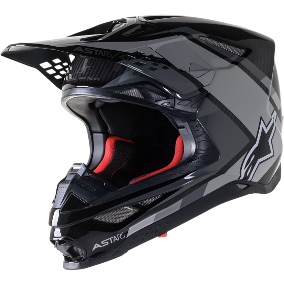 Мотокрос каска ALPINESTARS SM10 Carb BLACK/GRAY