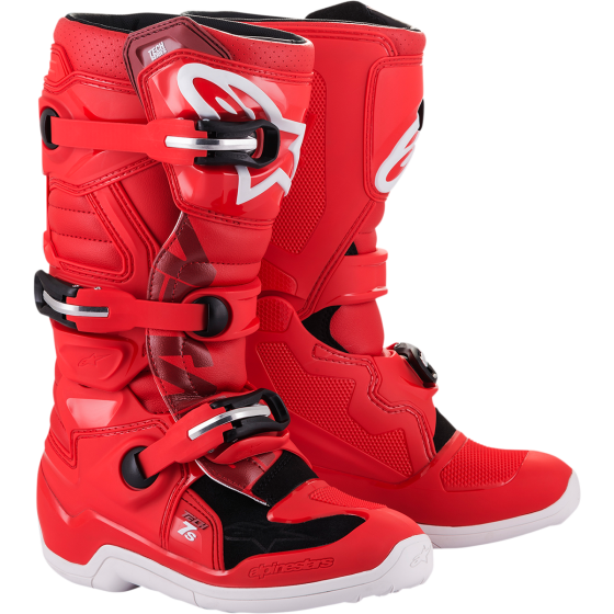 Детски мотокрос ботуши Alpinestars TECH Tech 7S RED