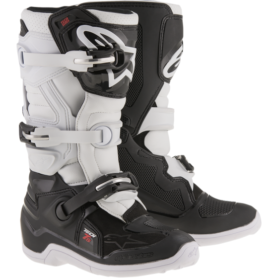 Детски мотокрос ботуши Alpinestars TECH 7S BLACK/WHITE