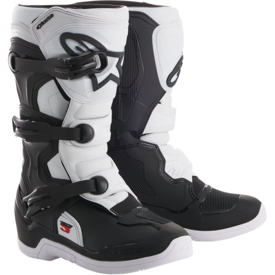 Детски мотокрос ботуши Alpinestars TECH Tech 3S BLACK/WHITE
