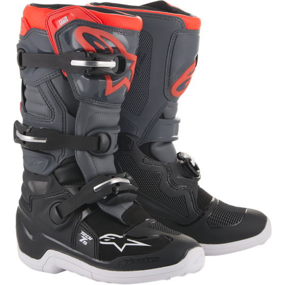 Детски мотокрос ботуши ALPINESTARS Tech 7S Red, Gray, Black