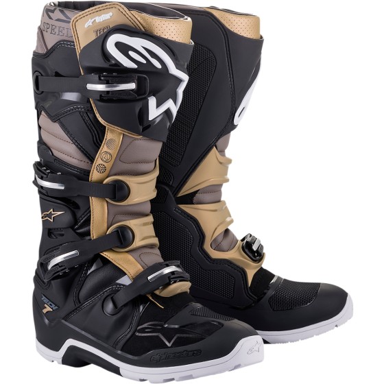 Мотокрос ботуши ALPINESTARS Tech 7 Enduro Drystar® BLACK/GOLD