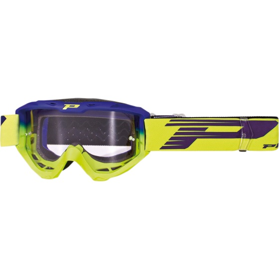 Мотокрос очила PROGRIP 3450LS Riot BL/FLO YELLOW