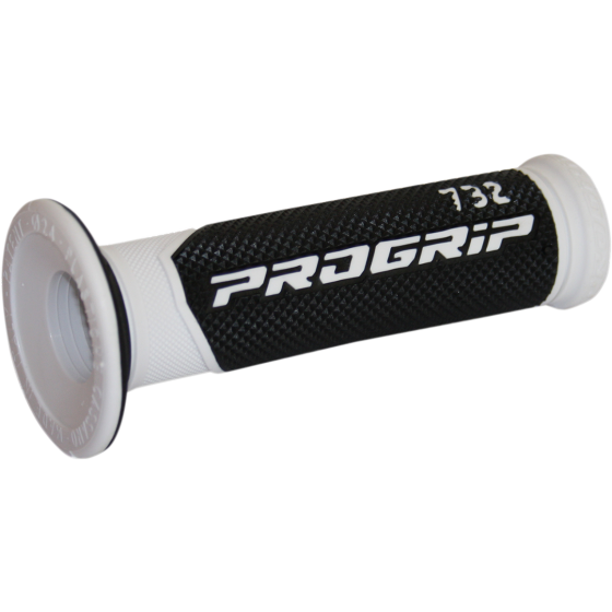 Мотокрос ръкохватки PROGRIP 732 BK/WH OPEN ENDS