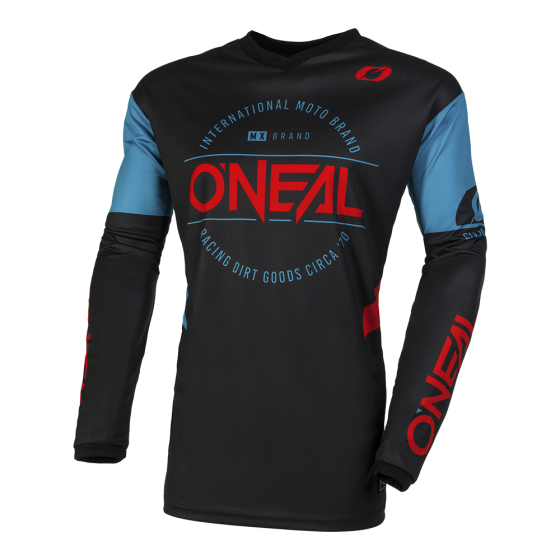 Мотокрос блуза O'NEAL ELEMENT BRAND V.23 BLACK/BLUE