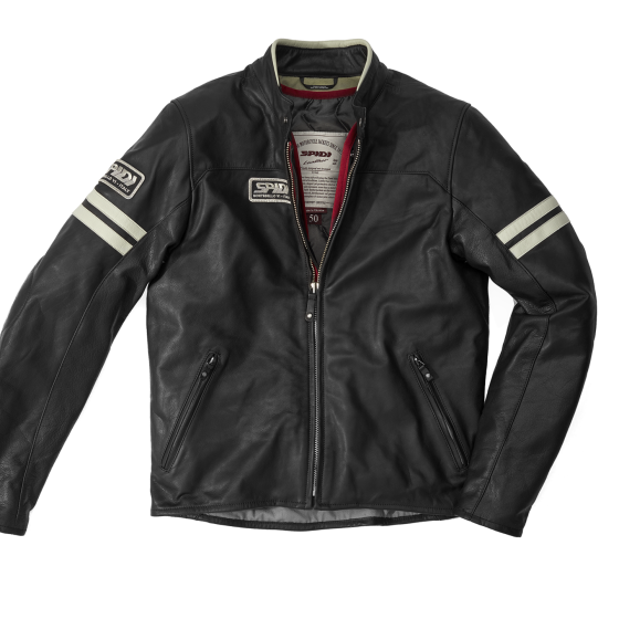 Кожено мото яке SPIDI VINTAGE Ice/Black