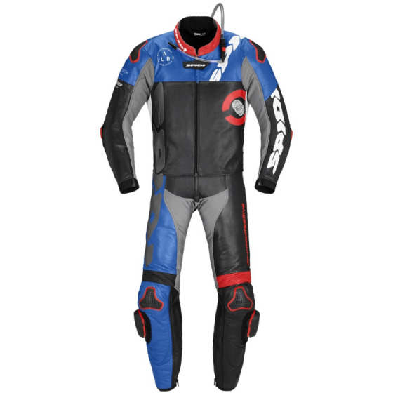 Кожен мото екип SPIDI DP-PROGRESSIVE TOUR Black/Red/Blue