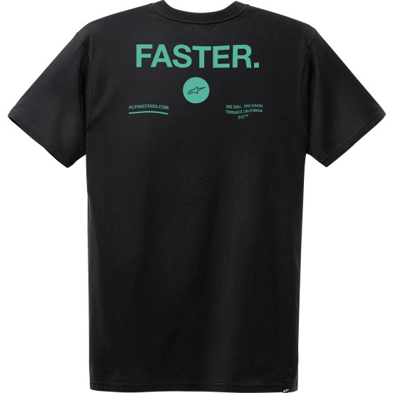 Мото тениска ALPINESTARS TEE FASTER BLACK