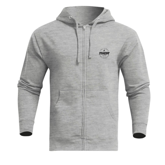 Суитшърт THOR STADIUM HEATHER GRAY ZIP UP