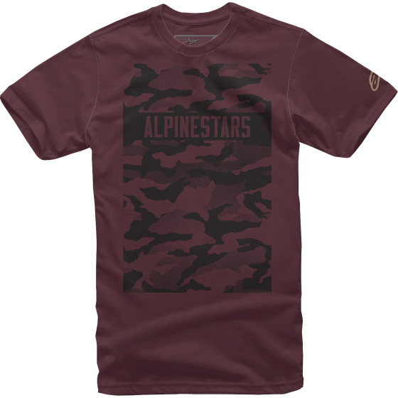 Мото тениска ALPINESTARS TEE TERRA MAROON