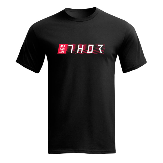 Мото тениска THOR TECH BLACK TEE