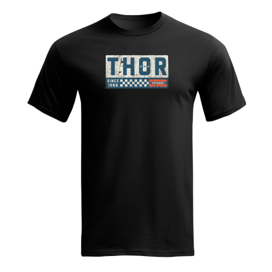 Мото тениска THOR COMBAT BLACK TEE