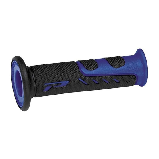 Мото ръкохватки PROGRIP 725 Road BK/BL OPEN ENDS