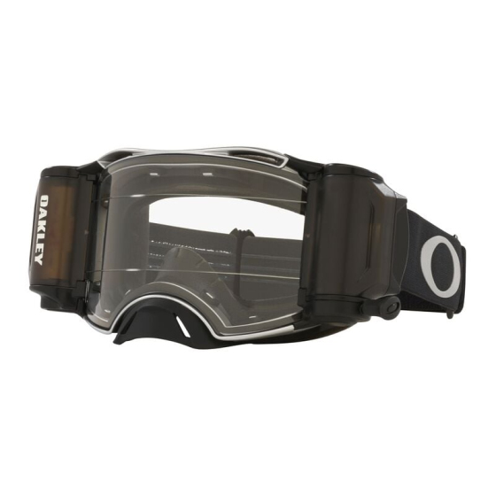 Мотокрос очила OAKLEY Airbrake Tuff Blocks Black Gunmetal Race-Ready Roll-Off Clear Lens