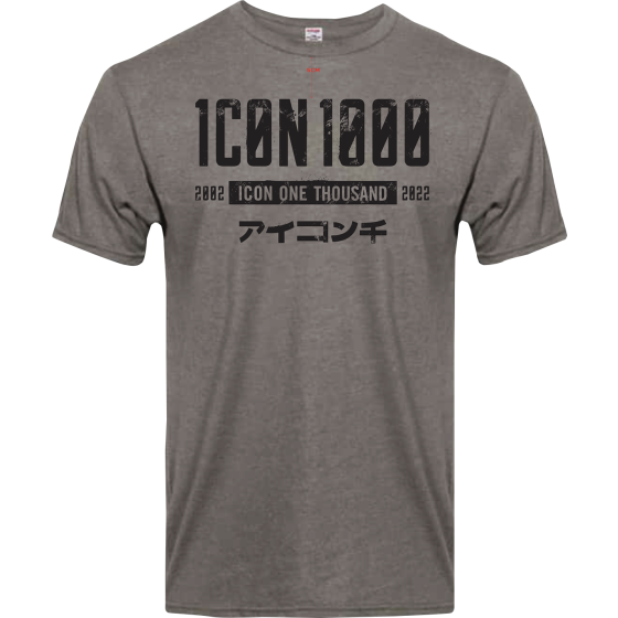 Мото тениска ICON MEMENTO GRAY