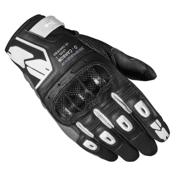 Дамски мото ръкавици SPIDI G-CARBON Black/White