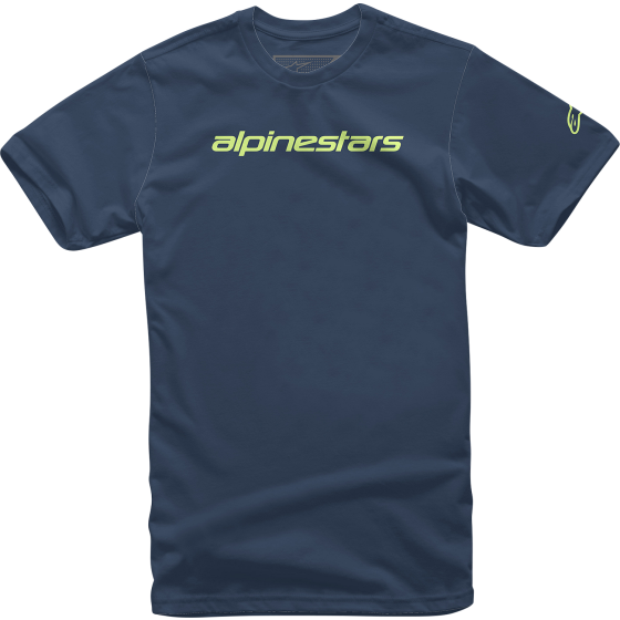 Тениска ALPINESTARS TEE LINEAR WORD NAVY