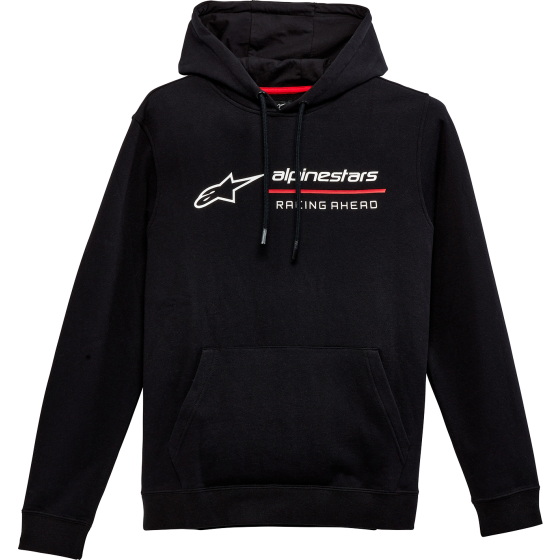 Мото суитшърт ALPINESTARS HOODIE LINEAR-RAC BLACK