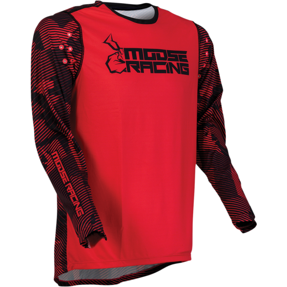 Мотокрос блуза MOOSE RACING AGROID BLACK/RED