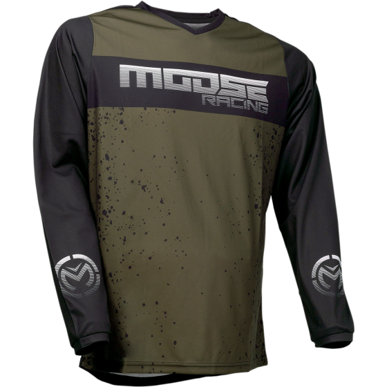 Мотокрос блуза MOOSE RACING QUALIFIER OLIVE/BLACK