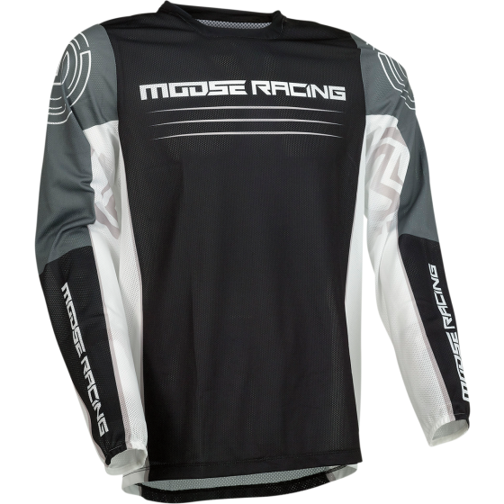 Мотокрос блуза MOOSE RACING SAHARA BLACK/WHITE
