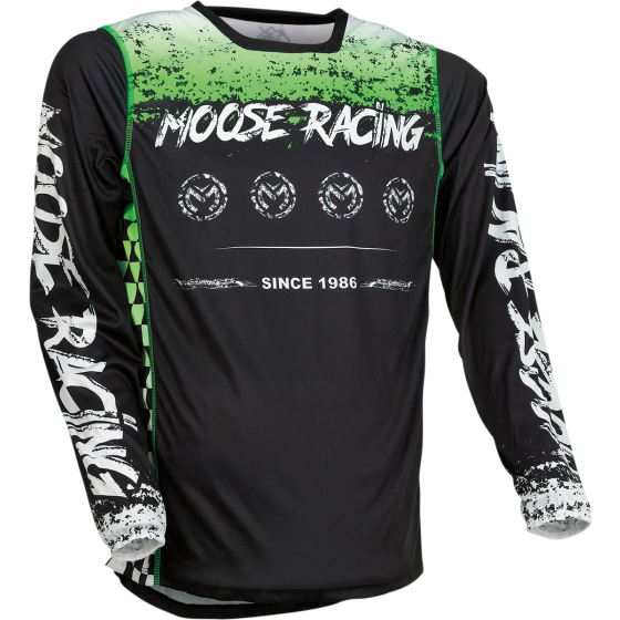 Мотокрос блуза MOOSE RACING M1 BLACK/GREEN