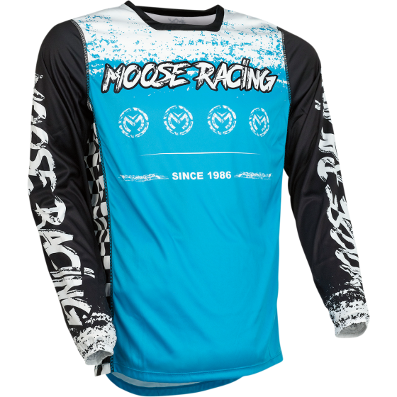 Мотокрос блуза MOOSE RACING M1 BLACK/BLUE