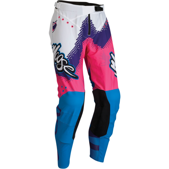 Мотокрос брич MOOSE RACING AGROID WHITE/PINK/BLUE