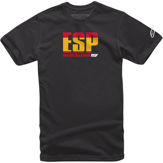 Мото тениска ALPINESTARS Spain Circuits T-Shirt BLACK