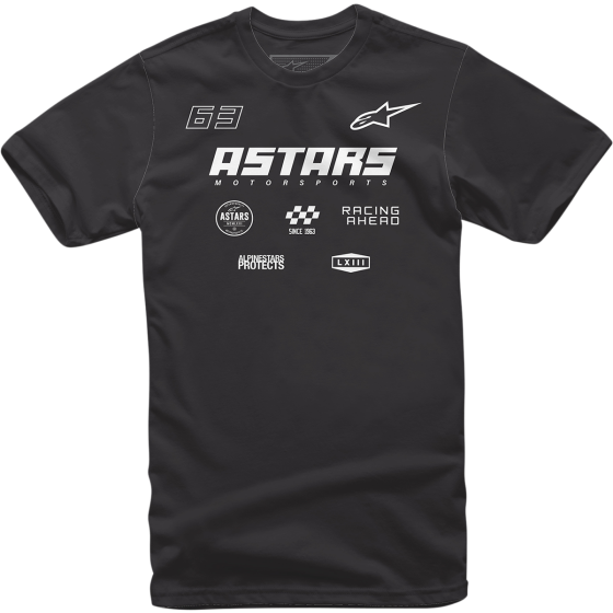 Мото тениска ALPINESTARS TEE MULTI RACE BLACK