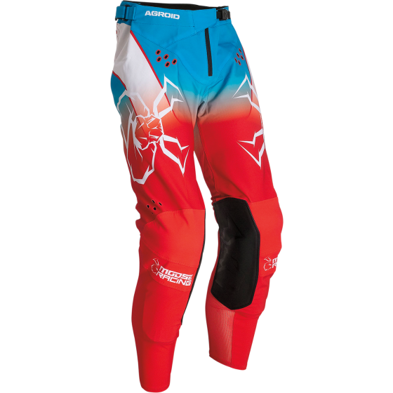 Мотокрос брич MOOSE RACING AGROID WAVE RED/WHITE/BLUE