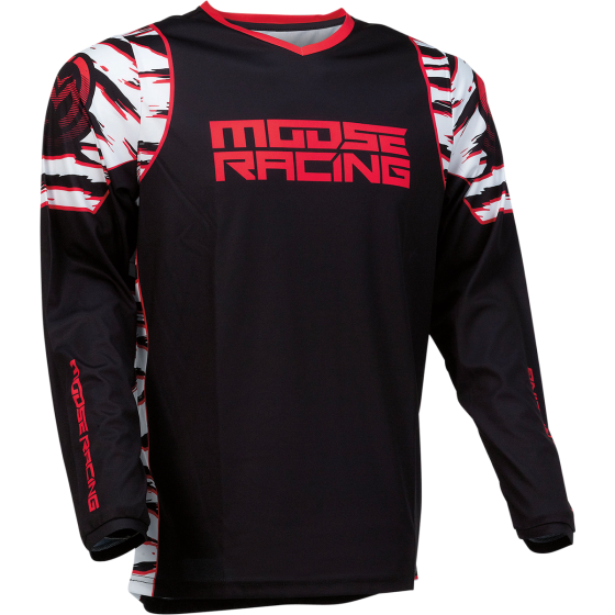 Мотокрос блуза MOOSE RACING QUALIFIER BLACK/RED